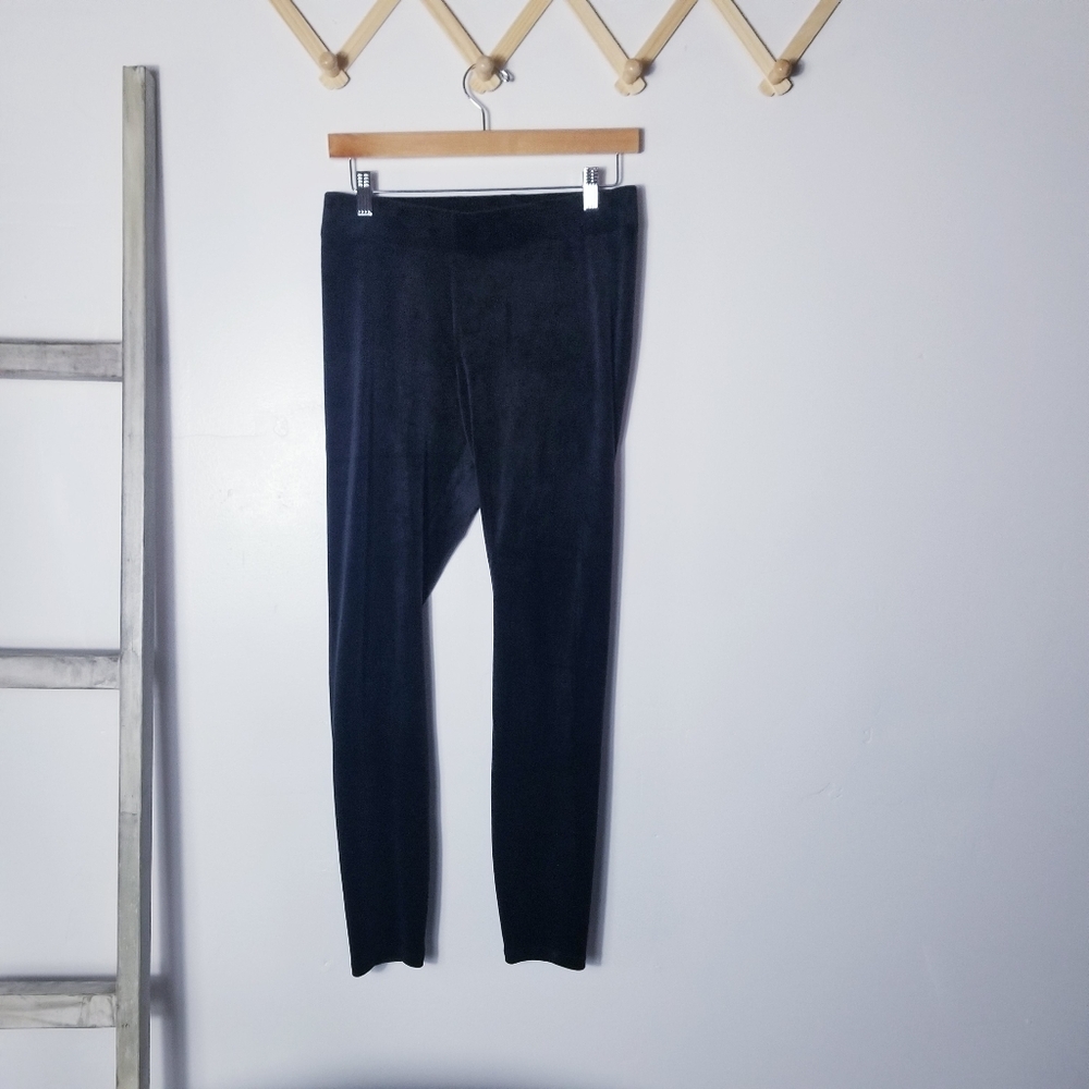 J. JILL PURE JILL VELVET BLACK PANTS SIZE SMALL